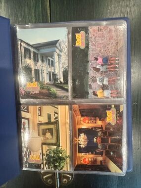 Vintage 1992 Elvis Graceland Tour Trading Cards in Album